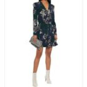 VERONICA BEARD Floral Riggins Long Sleeve Mini Dress 14